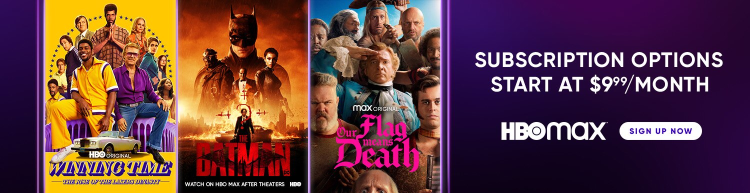 HBO Max subscription plans start at $9.99. 