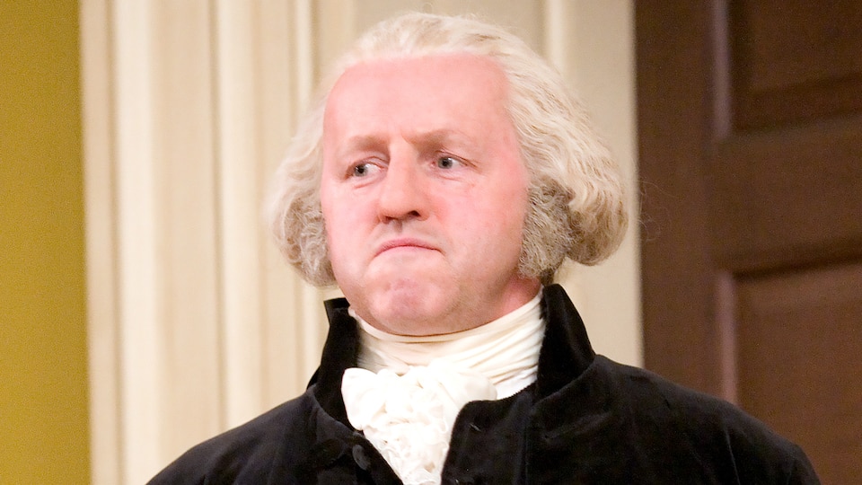 Washington played by David Morse on John Adams Official